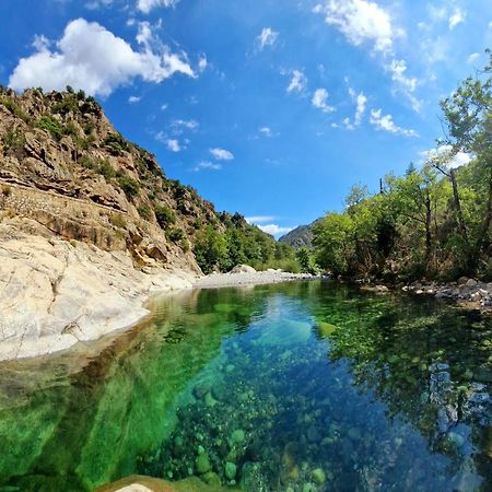 Domaine U Filanciu, Maison Ghjulia avec piscine - Centre Corse Moltifao Extérieur photo